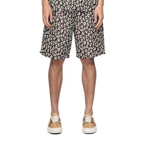 NEEDLES‎ | Japan Jacquard Leopard Print Basketball Shorts Size M
